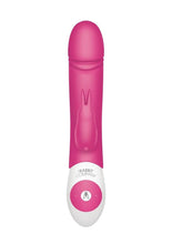 Load image into Gallery viewer, The Thrusting Rabbit Rechargeable Silicone Vibrator with Clitoral Stimulation
