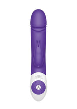 Load image into Gallery viewer, The Thrusting Rabbit Rechargeable Silicone Vibrator with Clitoral Stimulation
