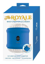 Load image into Gallery viewer, The Royal Masturbator Cylinder Rechargeable - Blue

