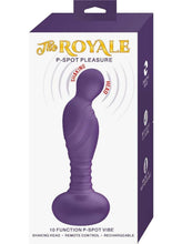 Load image into Gallery viewer, The Royal P-Spot Pleasure Rechargeable Silicone Prostate Stimulator - Purple
