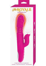 Load image into Gallery viewer, The Royal Passion Heat Rechargeable Silicone Warming Rabbit Vibrator - Pink
