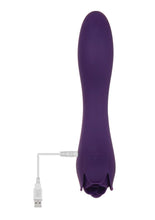 Load image into Gallery viewer, Thorny Rose Rechargeable Silicone Dual-End Vibrator
