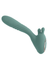 Load image into Gallery viewer, Thrust Into Ecstasy Rechargeable Silicone Dual Vibrator
