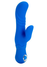 Load image into Gallery viewer, Thumper G Silicone Rabbit Vibrator - Blue
