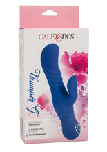 Load image into Gallery viewer, Thumper G Silicone Rabbit Vibrator - Blue
