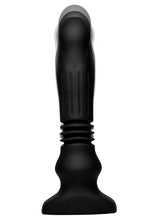 Load image into Gallery viewer, Thunder Plugs Silicone Swelling and Thrusting Plug with Remote Control - Black
