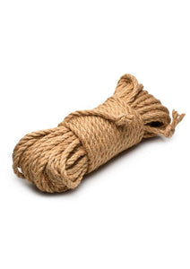 Tied Up Jute Bondage Rope - Tan - 50ft