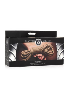 Tied Up Jute Bondage Rope - Tan - 50ft