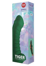 Load image into Gallery viewer, Tiger G5 Silicone Vibrator - Emerald/Green
