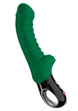 Load image into Gallery viewer, Tiger G5 Silicone Vibrator - Emerald/Green
