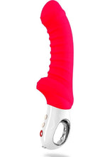 Load image into Gallery viewer, Tiger G5 Silicone Vibrator - India - Red
