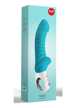 Load image into Gallery viewer, Tiger G5 Petrol Silicone Vibrator - Blue/Green
