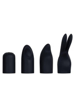 Load image into Gallery viewer, Tiny Treasures Silicone Rechargeable Vibrator with Multiple Attachments
