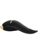 Load image into Gallery viewer, Tip Tingler Silicone Rechargeable Tongue Shape Vibrator - Black/Copper
