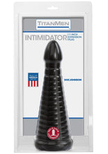 Load image into Gallery viewer, Titanmen Intimidator Expansion Anal Plug - Black - 11in
