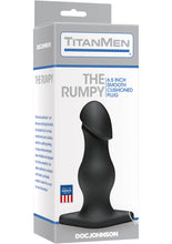 Load image into Gallery viewer, Titanmen The Rumpy Smooth Cushioned Anal Plug - Black
