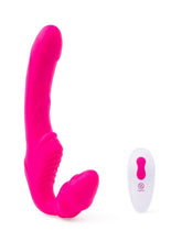 Load image into Gallery viewer, Together Toys Together Silicone Rechargeable Remote Control Strapless Strap-On Vibrator - Pink

