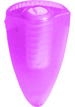 Load image into Gallery viewer, Tongue Teaser Silicone Oral Vibrator - Purple
