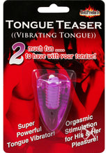 Load image into Gallery viewer, Tongue Teaser Silicone Oral Vibrator - Purple
