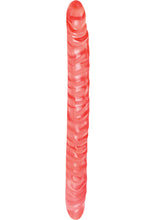 Load image into Gallery viewer, Translucence Viened Super Slim Dildo - Pink - 17.5in
