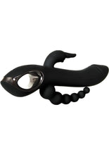 Load image into Gallery viewer, Trifecta Rechargeable Silicone Rabbit Vibrator
