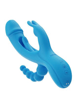 Load image into Gallery viewer, Trilux Kinky Finger Rechargeable Silicone Rabbit Vibrator with Anal Beads
