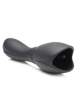 Load image into Gallery viewer, Trinity Men 10x Vibrating Rechargeable Silicone Penis Head Teaser with Urethral Sounds - Black
