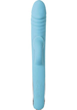Load image into Gallery viewer, Triple Infinity Rechargeable Silicone Heated Dual Vibrator with Clitoral Suction Stimulator
