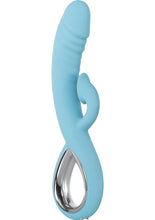 Load image into Gallery viewer, Triple Infinity Rechargeable Silicone Heated Dual Vibrator with Clitoral Suction Stimulator
