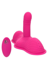 Load image into Gallery viewer, Triple Rider Remote Control Ecstasy Rumbler Rechargeable Silicone Vibrator - Pink
