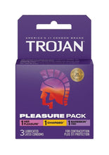Load image into Gallery viewer, Trojan Pleasure Pack Condoms (3ct
