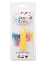 Load image into Gallery viewer, Turbo Buzz Classic Rechargeable Mini Bullet - Yellow
