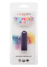 Load image into Gallery viewer, Turbo Buzz Rechargeable Rounded Mini Bullet - Purple

