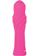 Load image into Gallery viewer, Twist and Shout Silicone Rechargeable Vibrator - Pink
