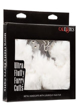 Load image into Gallery viewer, Ultra Fluffy Furry Cuffs - Metal/White
