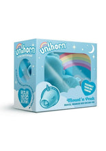 Load image into Gallery viewer, Unihorn Mount'n Peak The Pointy Tongued One Silicone Clitoral Stimulator - Blue
