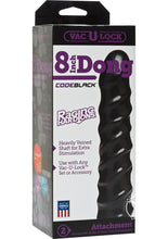 Load image into Gallery viewer, Vac-U-Lock Codeblack Raging Hard-Ons Dildo - Black - 8in
