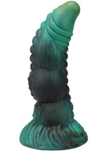 Load image into Gallery viewer, Vac-U-Lock Fantasy Fuckers Green Serpent Silicone Dildo - Green

