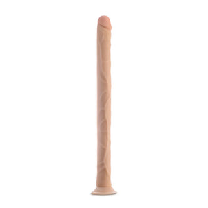 Dr. Skin Silver Collection Dildo with Suction Cup 19in - Vanilla