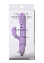 Load image into Gallery viewer, Velvet Gogo All-In-1 Thruster Rechargeable Silicone Dildo - Purple
