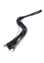 Load image into Gallery viewer, Velvet Noir Chain Flogger
