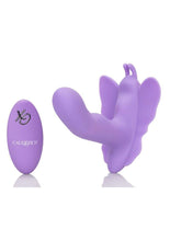 Load image into Gallery viewer, Venus Butterfly Rocking Penis Silicone Rechargeable Strap-On with Remote Control - Purple
