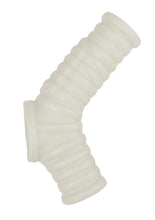 Load image into Gallery viewer, Vibrating Power Sleeve Ribbed Fit - White
