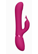 Load image into Gallery viewer, Vive Etsu Rechargeable Silicone Pulse Wave G-Spot Rabbit and Clitroal Stimulator - Pink
