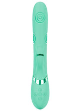 Load image into Gallery viewer, Vive Fiore Silicone Rechargeable Triple Motor G-Spot Air Wave Vibrating and Tapping Flared Clit Stimulator
