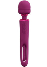 Load image into Gallery viewer, Vive Kiku Rechargeable Double Ended Wand with G-Spot Stimulator - Pink
