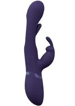 Load image into Gallery viewer, Vive Mika Rechargeable Triple Motor Vibrating Rabbit with G-Spot Stimulator - Purple
