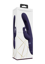Load image into Gallery viewer, Vive Mika Rechargeable Triple Motor Vibrating Rabbit with G-Spot Stimulator - Purple
