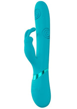 Load image into Gallery viewer, Vive Mimi 10 Function Silicone Rechargeable Triple Motor G-Spot Vibrating and Tapping Rabbit
