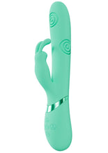 Load image into Gallery viewer, Vive Mimi 10 Function Silicone Rechargeable Triple Motor G-Spot Vibrating and Tapping Rabbit
